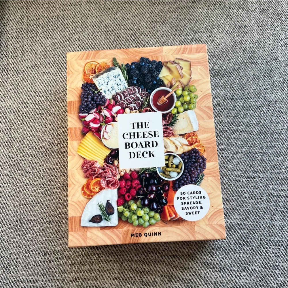 The cheeseboard deck card deck by Meg Quinn